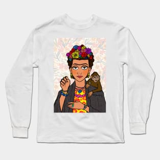 Frida Kahlo Long Sleeve T-Shirt